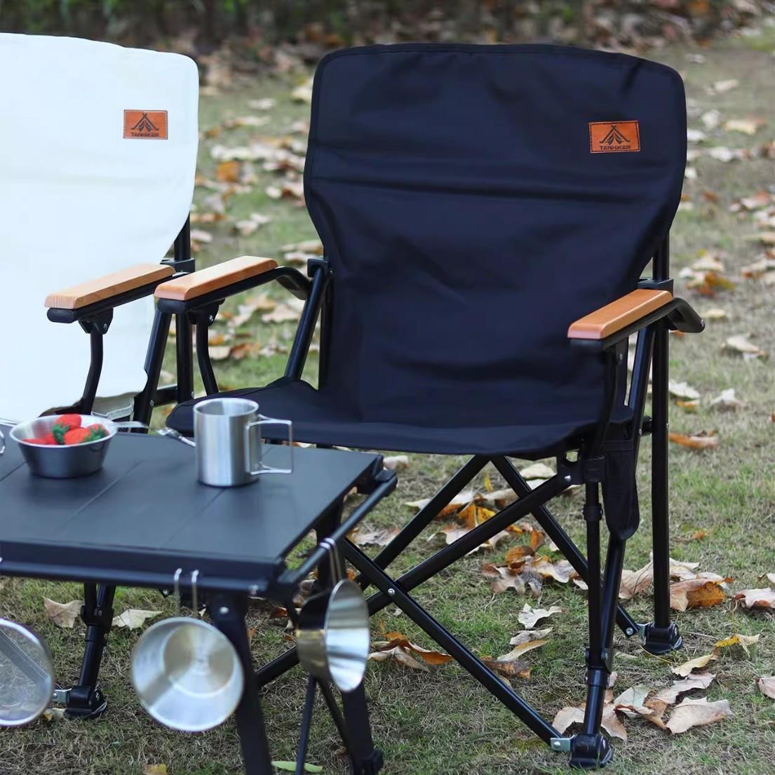 榉木扶手海狗椅可折叠椅户外露营钓鱼椅演员导演靠背沙滩筏钓椅