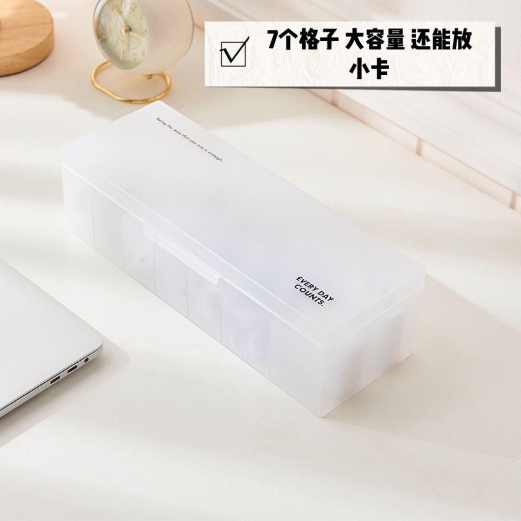 .口袋浪漫卡膜翻盖收纳盒量贩装送大收纳盒卡膜20丝小卡专辑保护