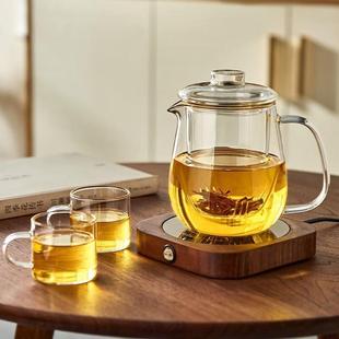 加厚单壶 忆壶茶玻璃茶壶过滤泡茶壶耐高温花茶壶煮茶家用茶具套装