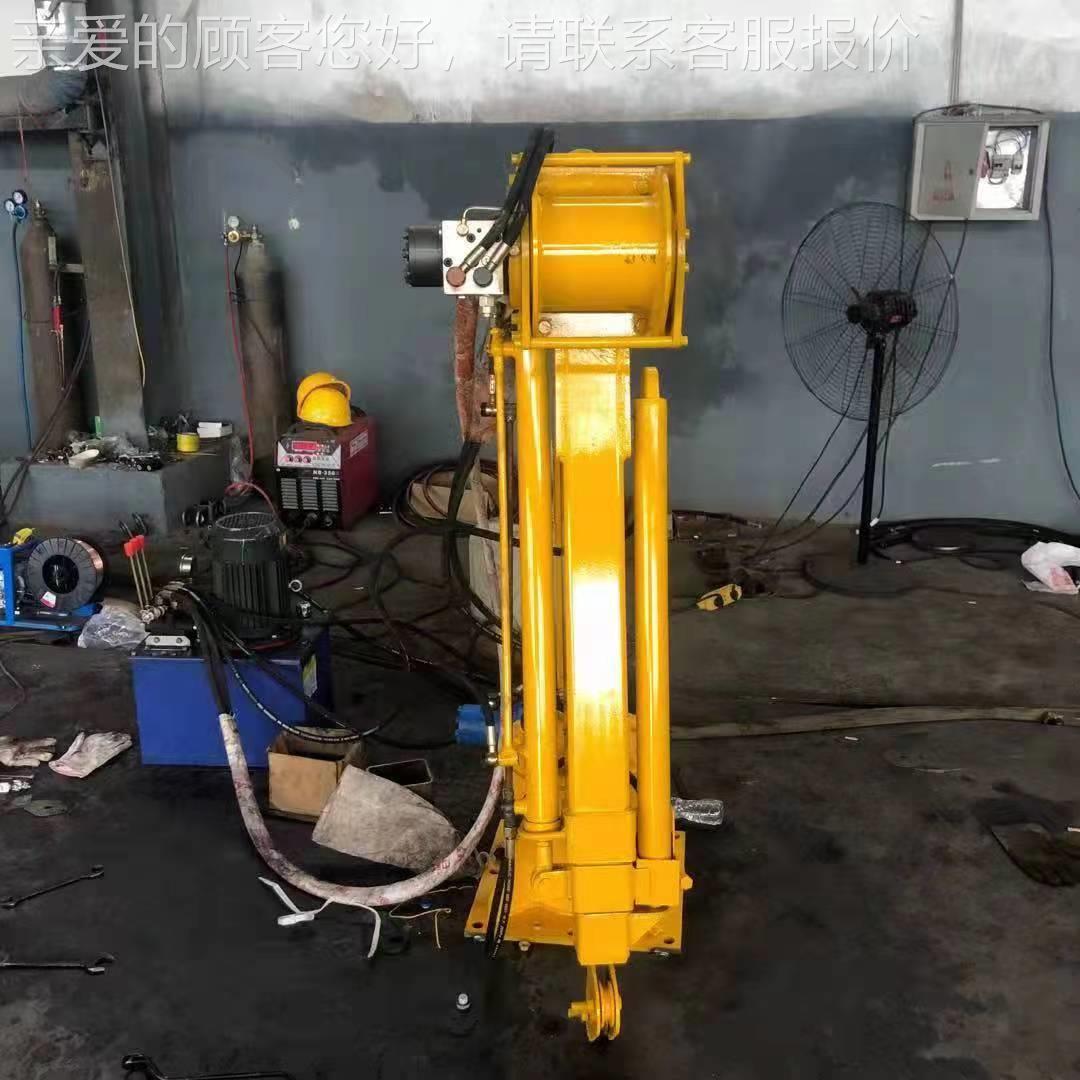 全新车载折臂吊固定控式全压加装无线液遥 三轮车SML1v2小吊机