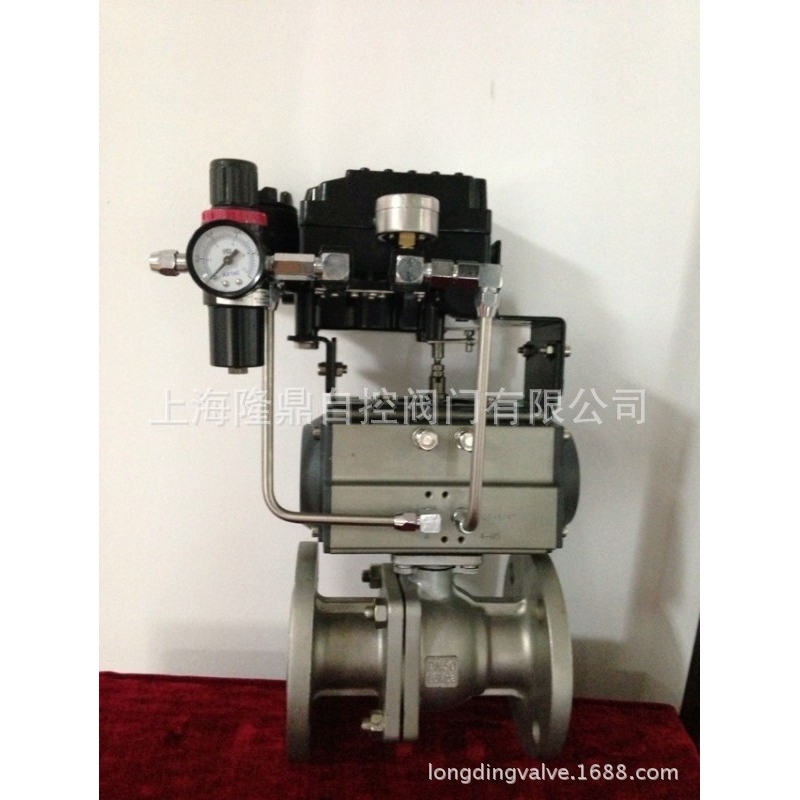 中隆鼎控供应Q647F气动固定式球阀 气动硬密封球阀 气动调节球阀