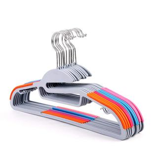 易凯隆家用塑料无痕多功能防滑衣撑撑子衣挂钩凉晾衣服架挂衣架子