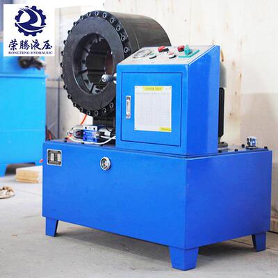 现货4寸锁管机RT-180车载扣压机油管钢管扣管机液压机械