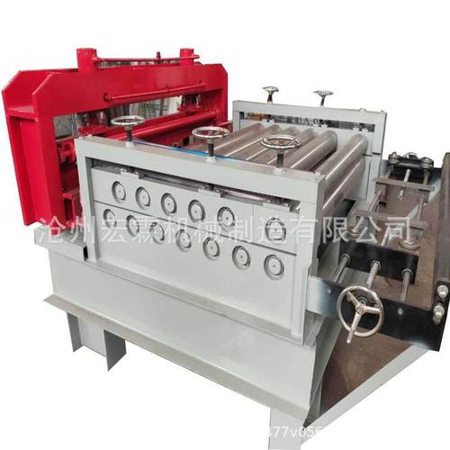 不锈钢开平线剪裁成型设备金属开平线镀锌板校平机宏霖机械