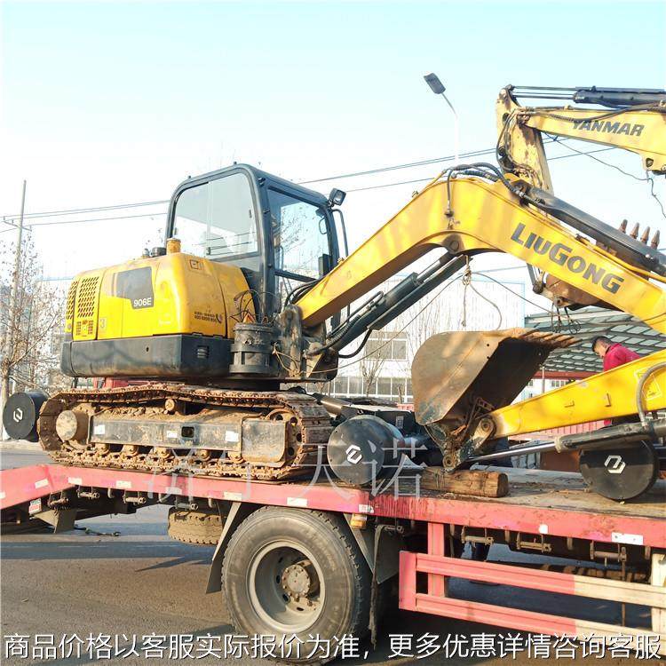 铁路挖掘机底盘改装四轮挖掘机行走直接加工厂家新型铁路施工设备