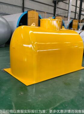 湖泊水矿井水储存罐 5方散装水泥罐 矿井卧式粉粒物料罐