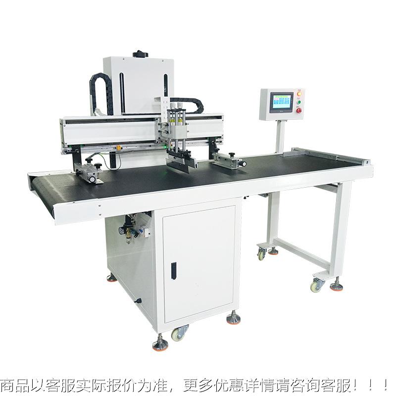 高速流水线丝印机 纸箱包装袋输送式印刷机半自动平面网印机