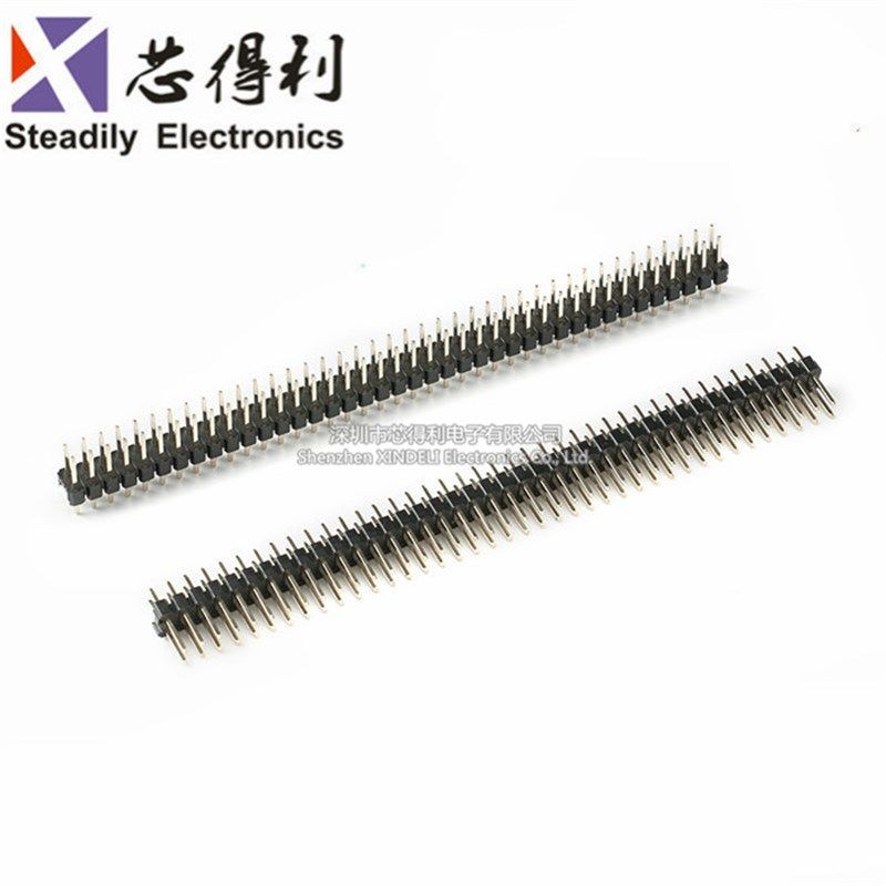 单排针 双排针 1*40Po/2*40P 间距254mm 直针/弯针 铁/铜针 整包