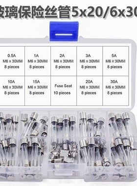 82/1a00个 250V快速玻璃保险丝管保险丝熔断器5*20/6*30 0230A