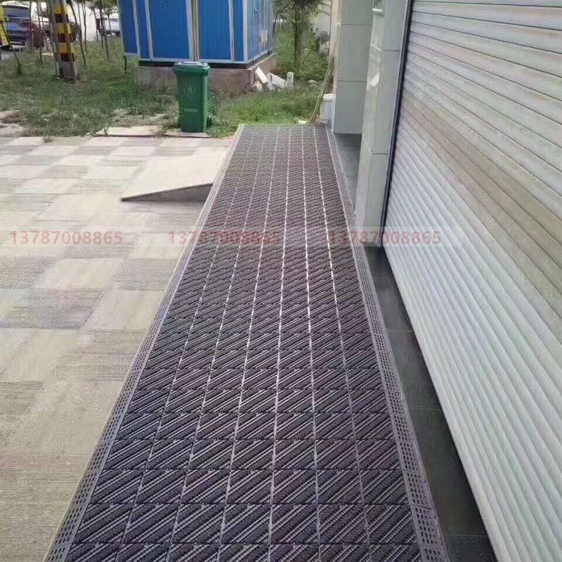 商场酒店超市e大门口入户地垫蹭土刮泥除尘防滑垫毯进门塑料台阶