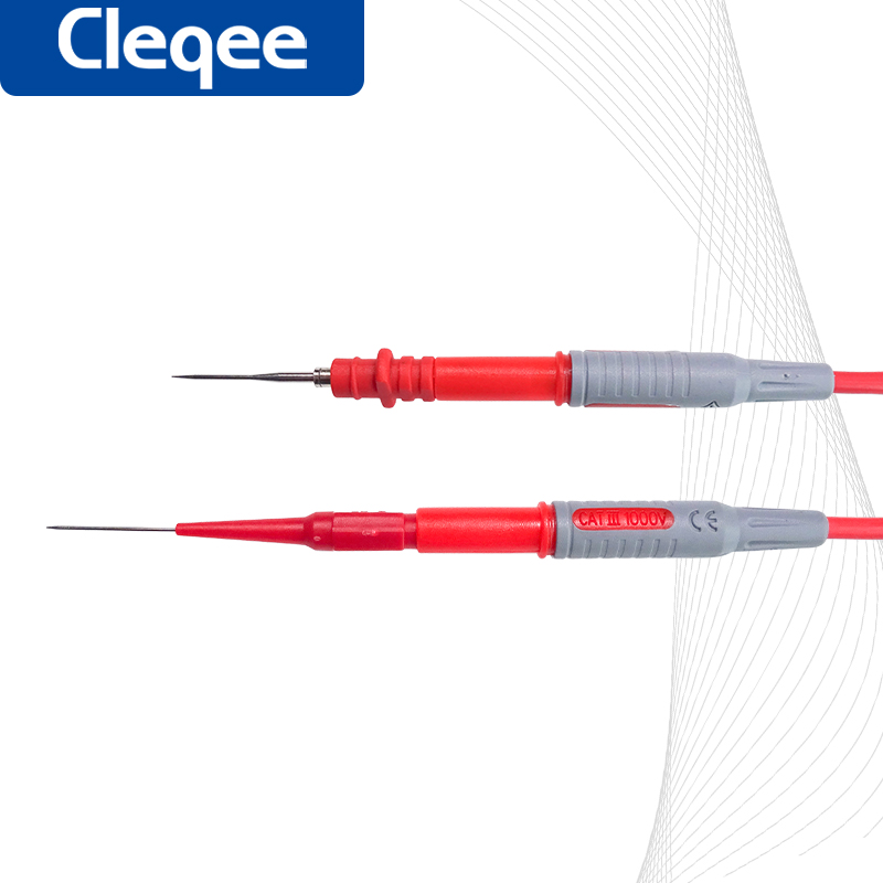 万用表表笔测试探针线通用u4mm特尖特细可替换针数字指针表棒汽修