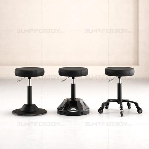 理发店椅子美发大工凳发型师椅子发廊专用旋转升降圆凳滑轮剪发凳