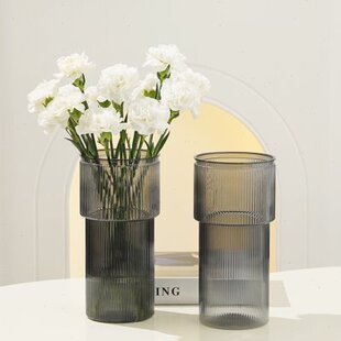 防摔塑料花瓶简约水养绿植鲜花玫瑰插花瓶耐摔不易碎结实桌面摆件