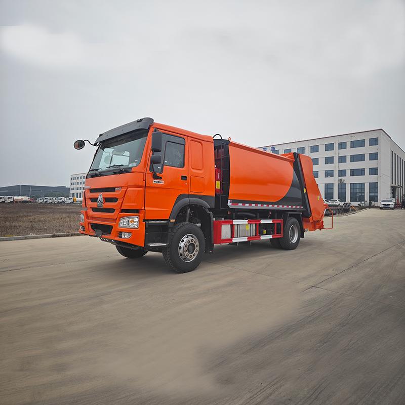 HOWO压实垃圾车容积12立方企业城乡垃圾收集运输经济性高