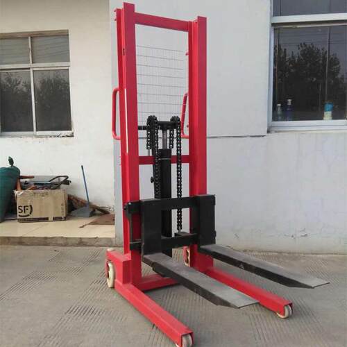 1吨1072吨3吨自堆垛车登高手动液压升降车堆高机车轻型 动手堆叉