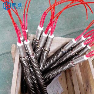 不锈钢热翅片式单头电热 气干烧定制联系加热棒 管干空烧发管