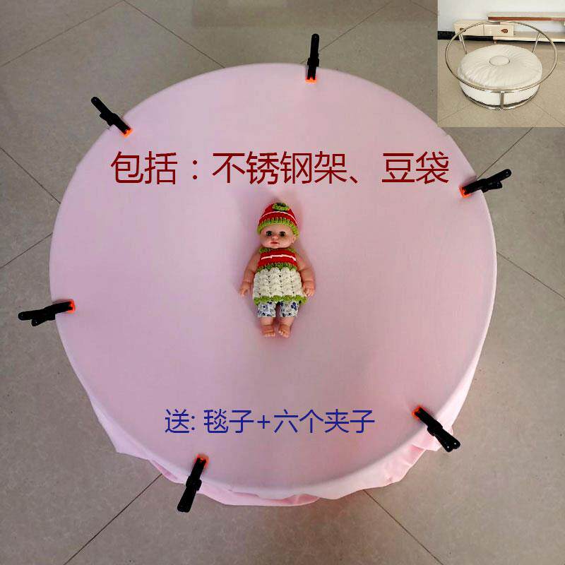 新生儿拍摄台摄影豆袋儿童背景架照相馆婴儿拍照道具宝宝 满月 百