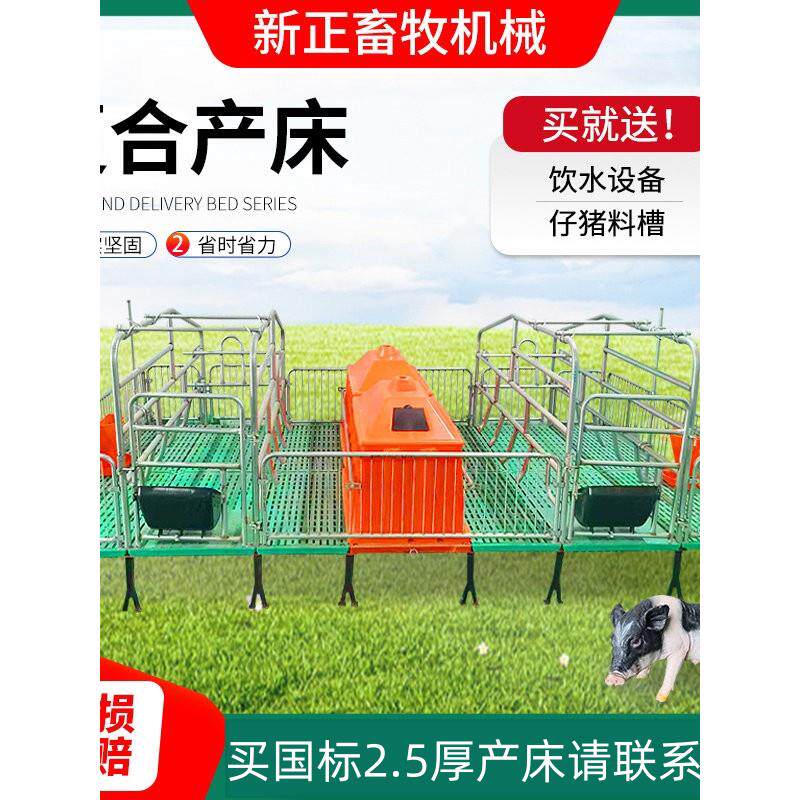复合漏粪板母猪产床产保两用一体床分娩床国标热镀锌猪用养殖设备