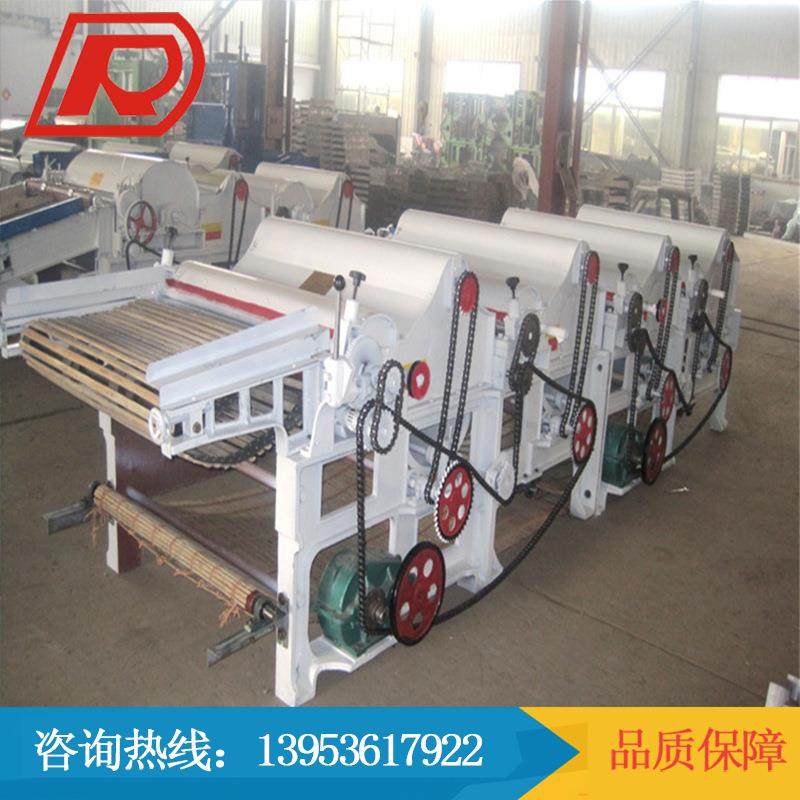 纺织废料无纺布开松清弹一体机棉花开花机清弹机设备