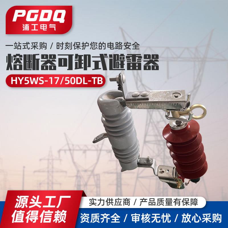 陶瓷橡胶组合避雷器RHY5WS-17/50DL-TB避雷器熔断器式避雷器
