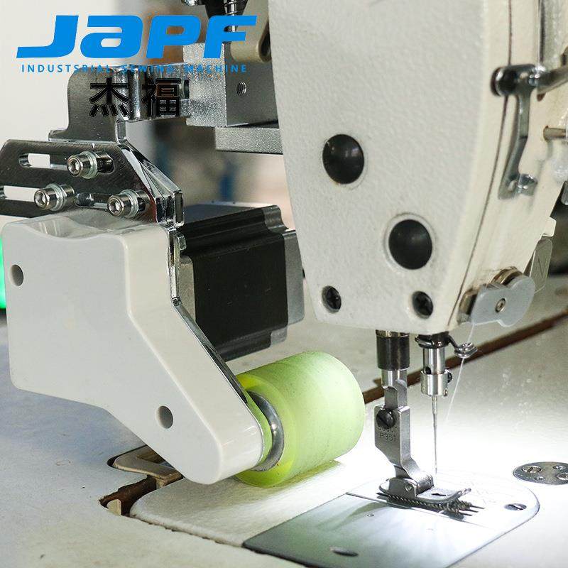 工业缝纫机电脑平车加装拖布轮设备电动/气动拖布轮