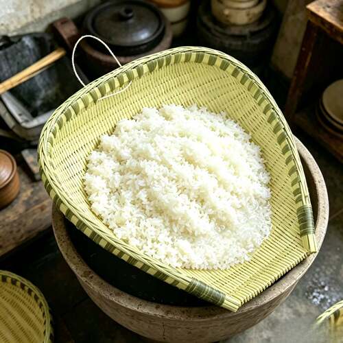 竹编筲箕簸箕厨房家用制品淘米沥水洗菜晾晒收纳筐手工精品竹青皮