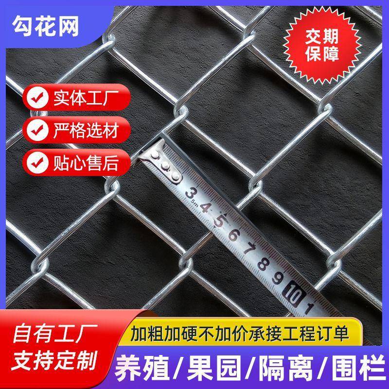 镀锌铁丝网菱形养殖网圈山防护网养牛羊鸡鸭围栏网菜园勾花网定制