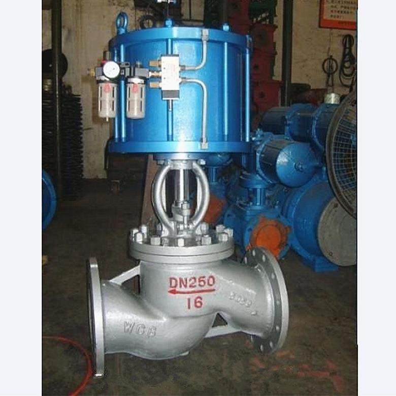 气动截止阀//零售/J641H-16C/25C/铸钢气法兰截止阀