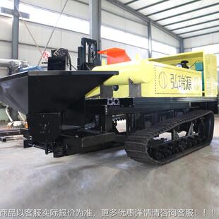 RPA市政道路 路肩石滑膜机分水车带混凝土水沟拦路带沿石履带滑膜
