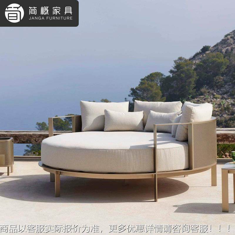 户外别墅露台床庭院花园藤沙编发露阳台泳池休躺闲躺沙发25-3-14-,住宅家具,其它椅子,淘宝优惠券,粉丝福利购,淘宝优惠卷