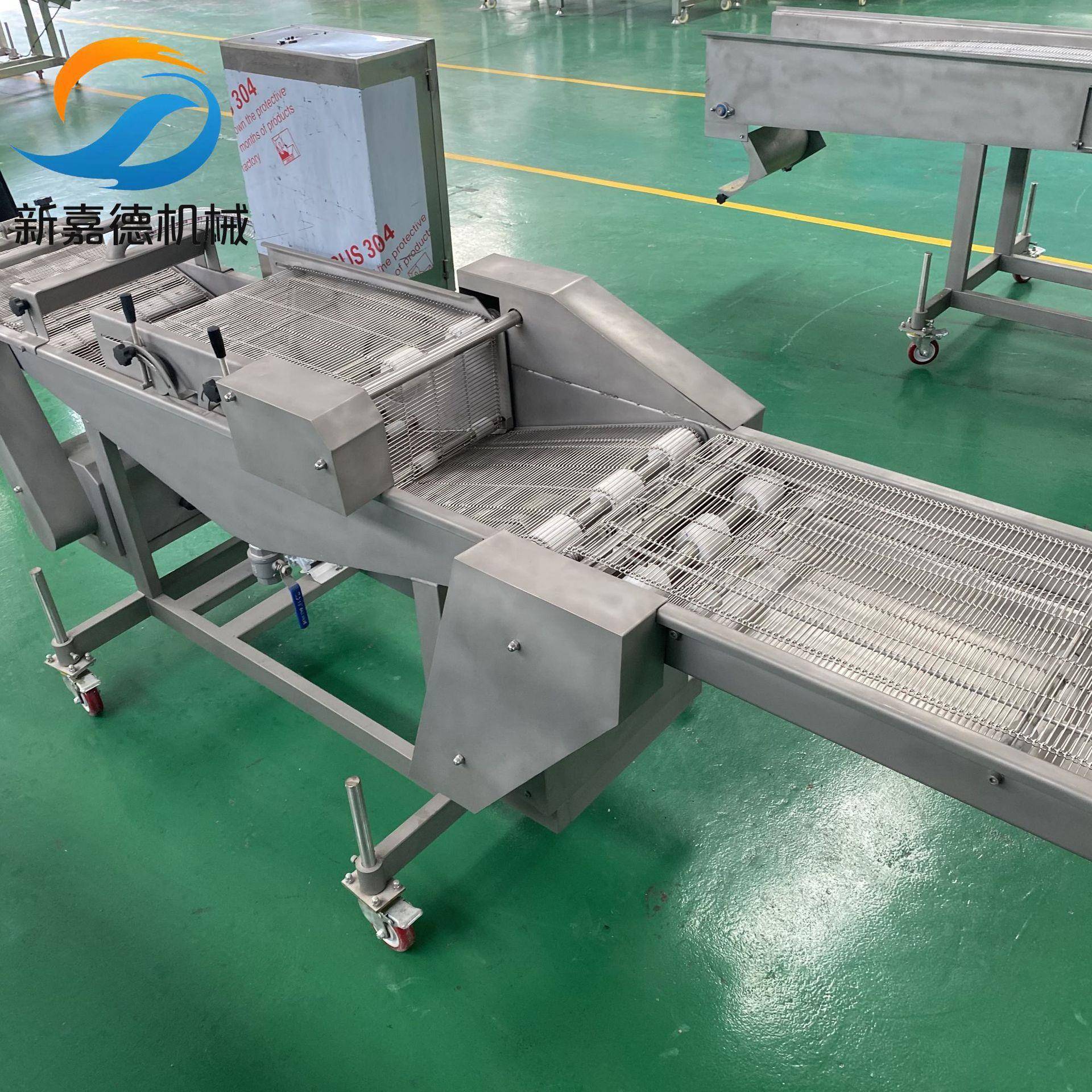 茄盒上浆机浸浆机肉饼上浆上糠成套设备