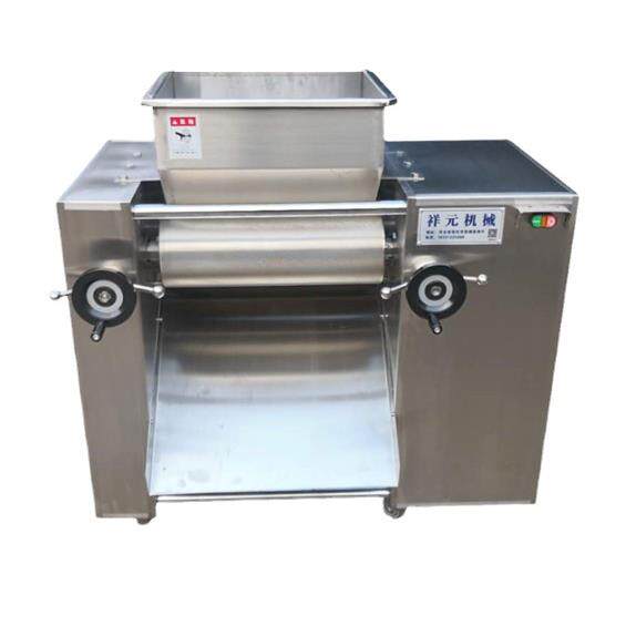 不锈钢两辊研磨机压豆机绿豆饼馅料糕点设备