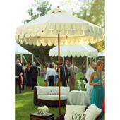 户外遮阳伞太阳伞庭院伞法式 婚礼小巧别墅室外阳台花园便携流苏伞