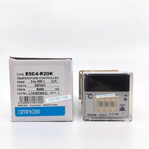 全新温控表 E5C4-R20K温度控制器 机器设备工作温控器E5C4