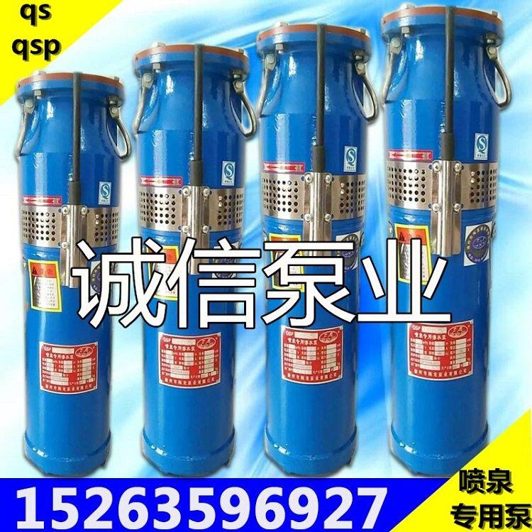 qsp qs喷泉潜水泵水浸380v三相卧式音乐水景景观社区公园广场配件