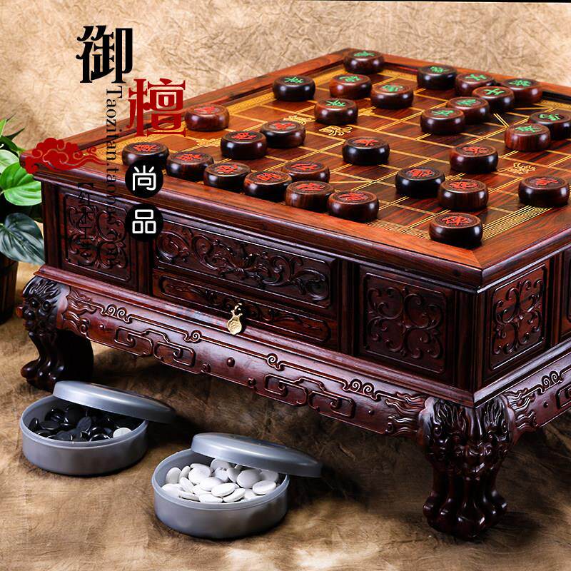老挝大红酸枝实木质小桌子老红木仿古围棋盘象棋桌罗汉床炕几茶台