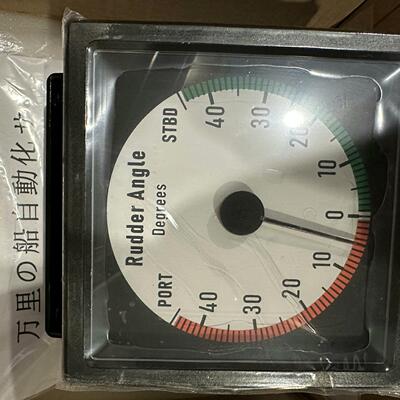 议价RUDDER ANGLE 舵角表 船舶用指针式舵角度显示仪表维修