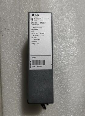 议价MCU2 IVU2 INSUM ABB工控电压单元模块维修