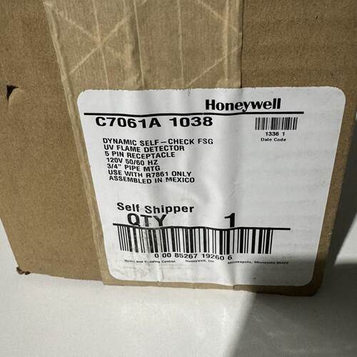 议价C7061A 1038 火焰探测器 动态自检UV型 工业自动化配件维修