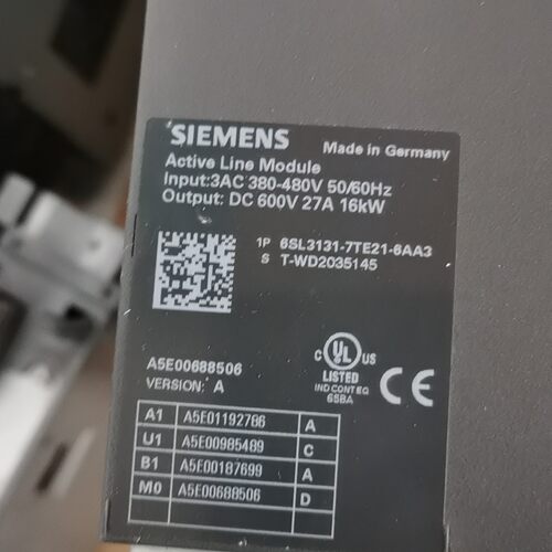 议价6SL3131-7TE21-6AA3 电源模块 Active Line Module 16kW维修