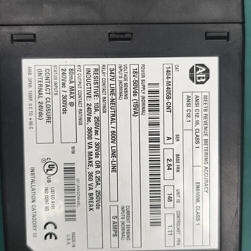 议价1404-M405B-CNT 功率监测控制器 工业自动化工控模块维修