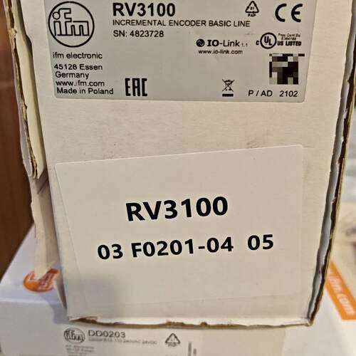 议价RV3100 增量式编码器 易福门工控自动化配件维修