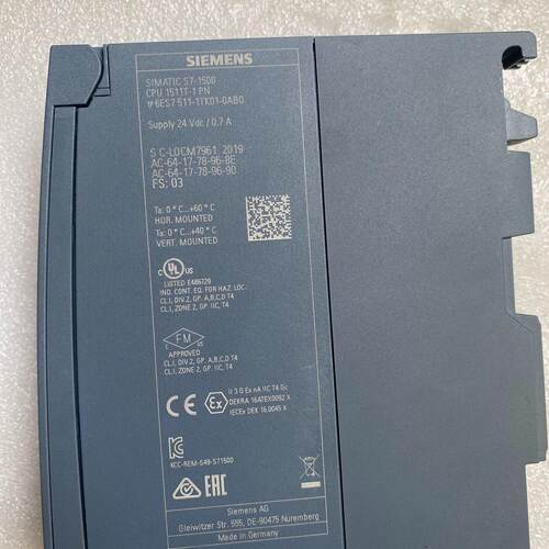 议价6ES7511-1TK01-0AB0 CPU模块 工业自动化可编程控制模块维修