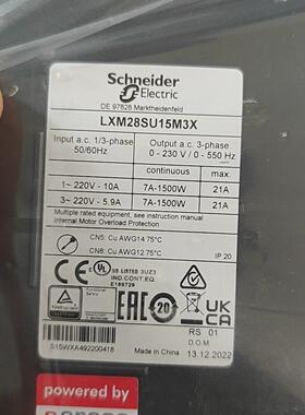 议价LXM28SU15M3X 伺服驱动器 带包装 工业自动化控制配件维修