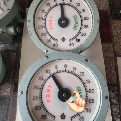 议价FL-200S FL200S 舵角指示器 船舶船用指示仪表维修
