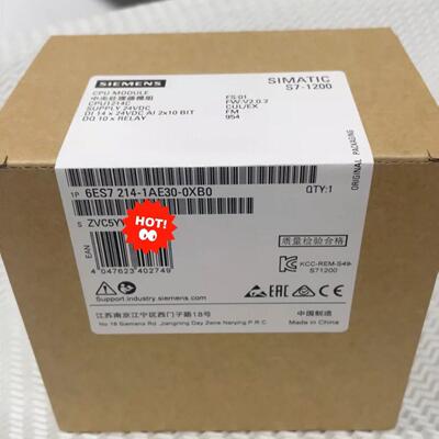 议价6ES7214-1AE30-0XB0 S7-1200 CPU1214C 处理器模块维修