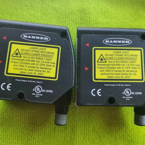 议价LTF24IC2LDQ 漫反式激光测距传感器 邦纳工控传感维修