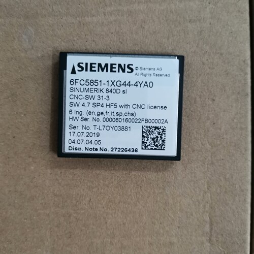 议价6FC5851-1XG44-4YA0 工控存储卡 840D sl CNC授权卡维修