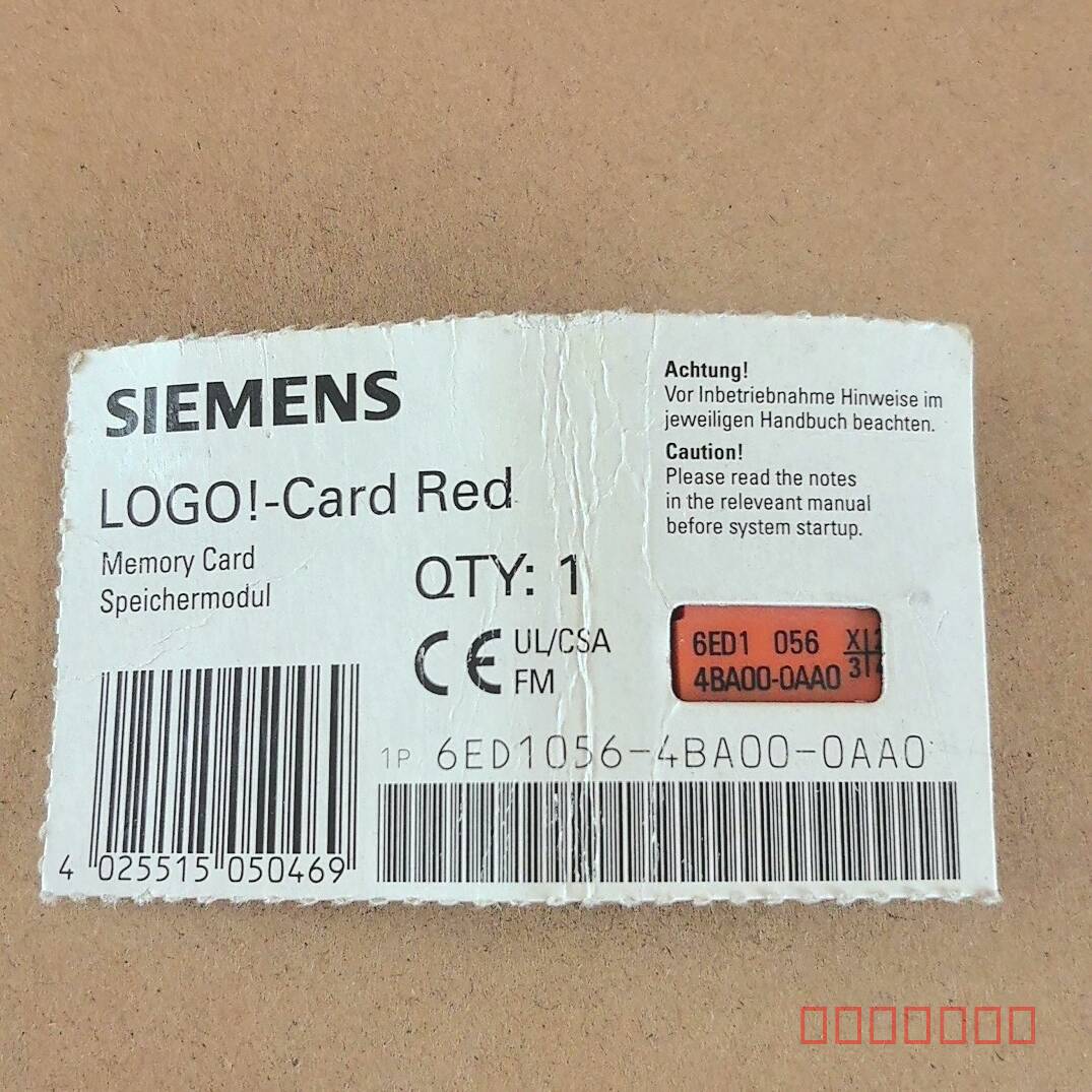议价6ED1056-4BA00-0BA0西门子LOGO！存储卡维修
