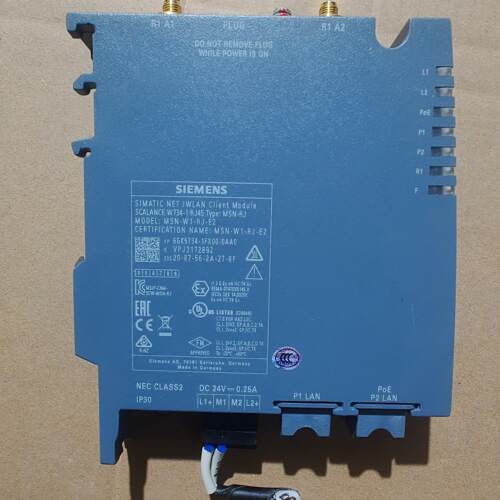 议价MSN-W1-RJ-E2 6GK5734-1FX00-0AA0 IWLAN客户端通讯模块维修